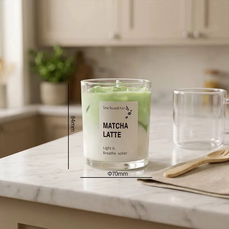 Candles ,Latte-Inspired Scented Candles