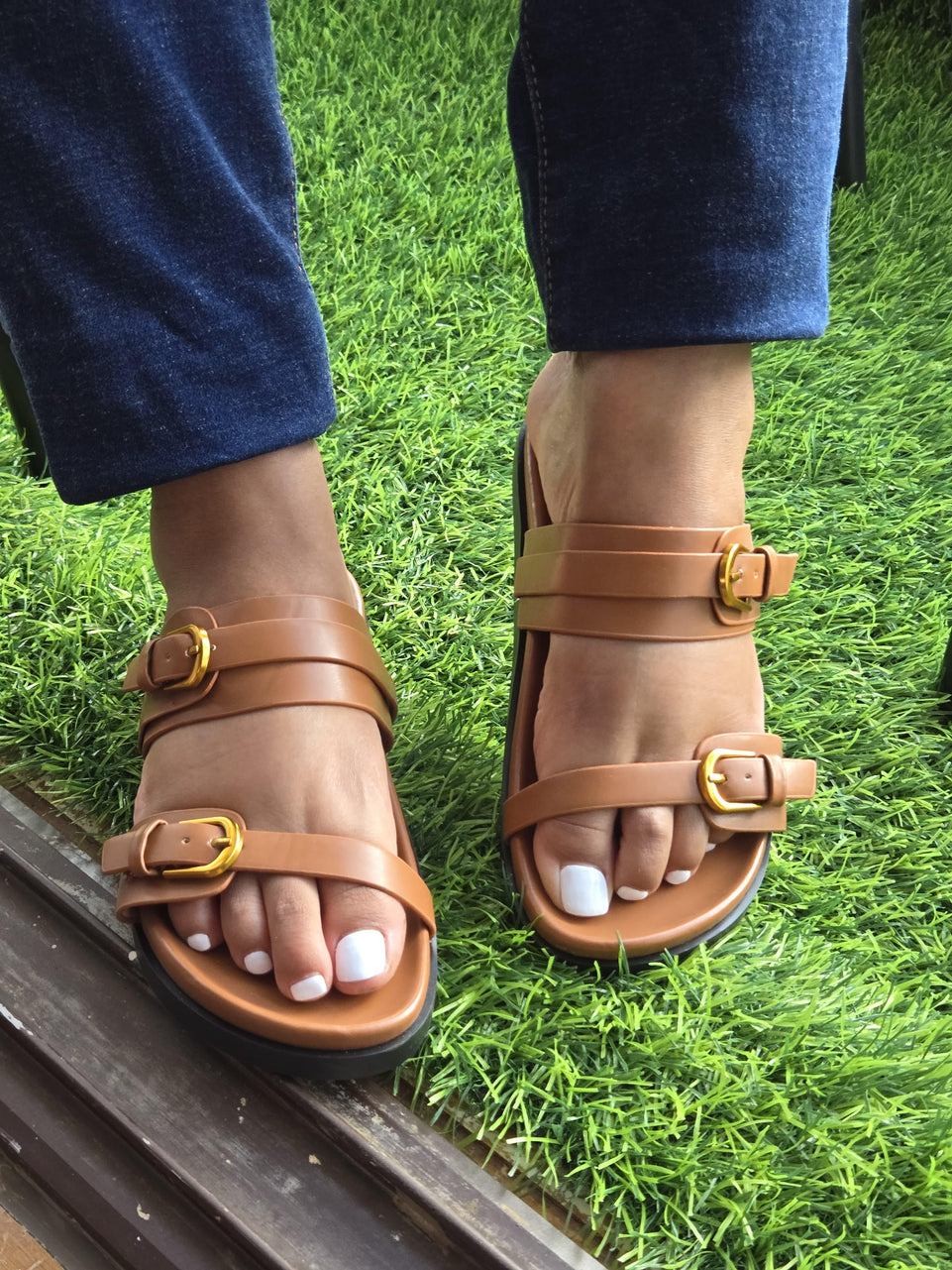 Strappy Sandals - Leather Zara Nouveau Women's Sandals | Bend the Trend