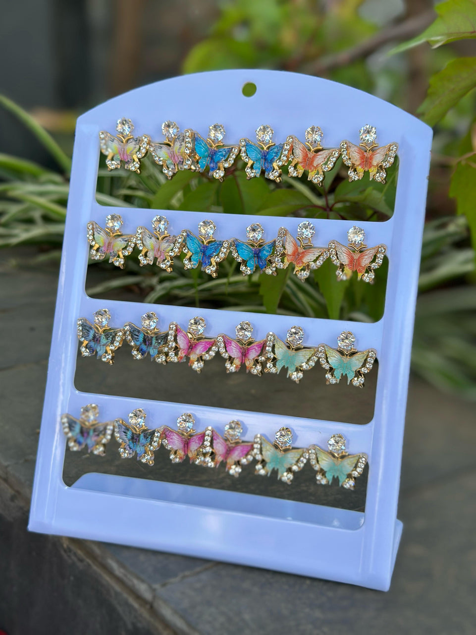 Butterfly Earrings - Enamel Stud Earrings for Women | Bend the Trend