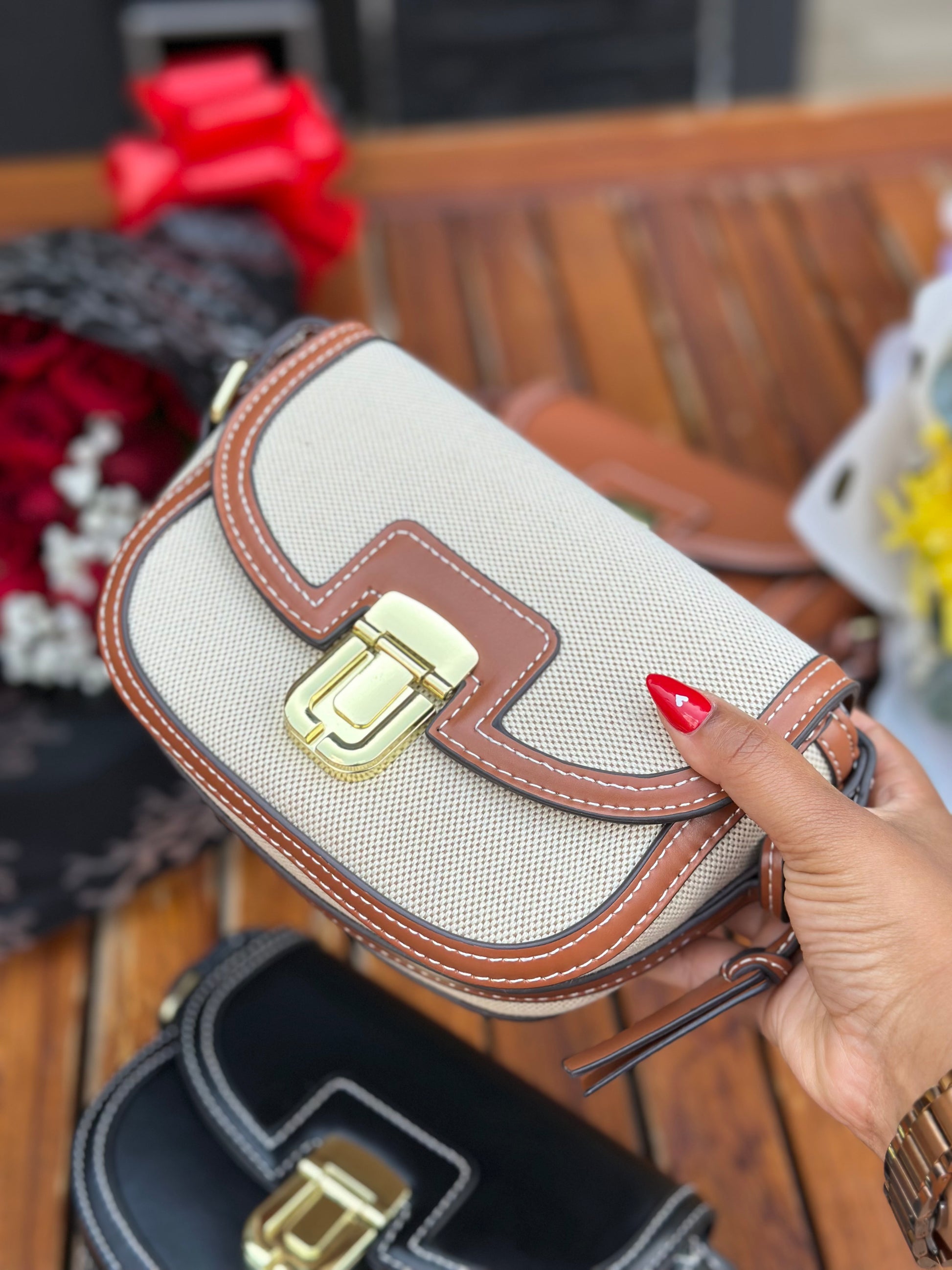 Sling Bag - Vintage Buckle Closure Crossbody Bag | Bend the Trend