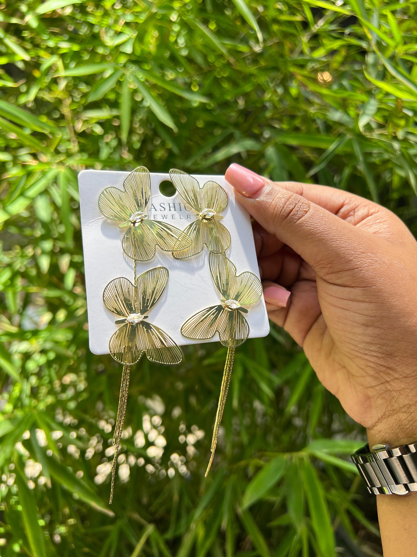Silhouette Butterfly Earrings