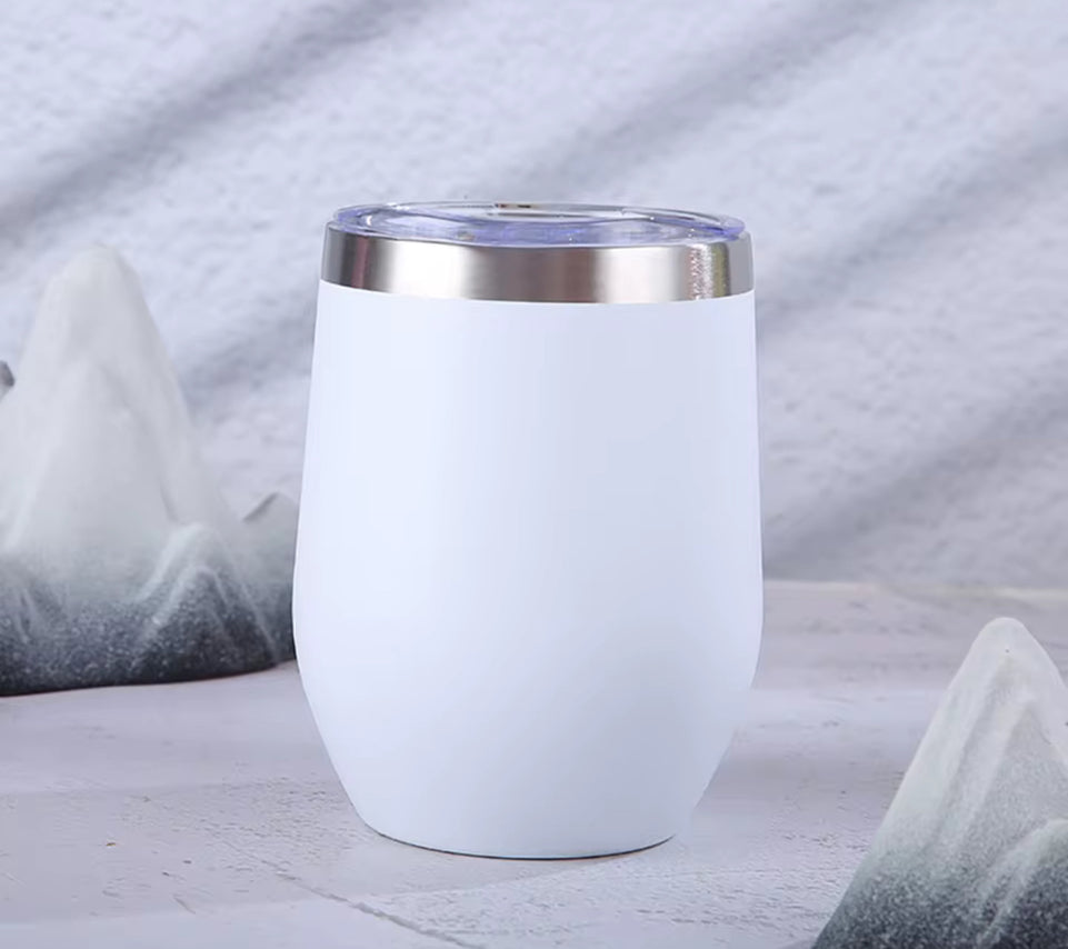 Stainless Steel Tumbler - Egg Shaped Wine Tumbler | Bend the Trend
