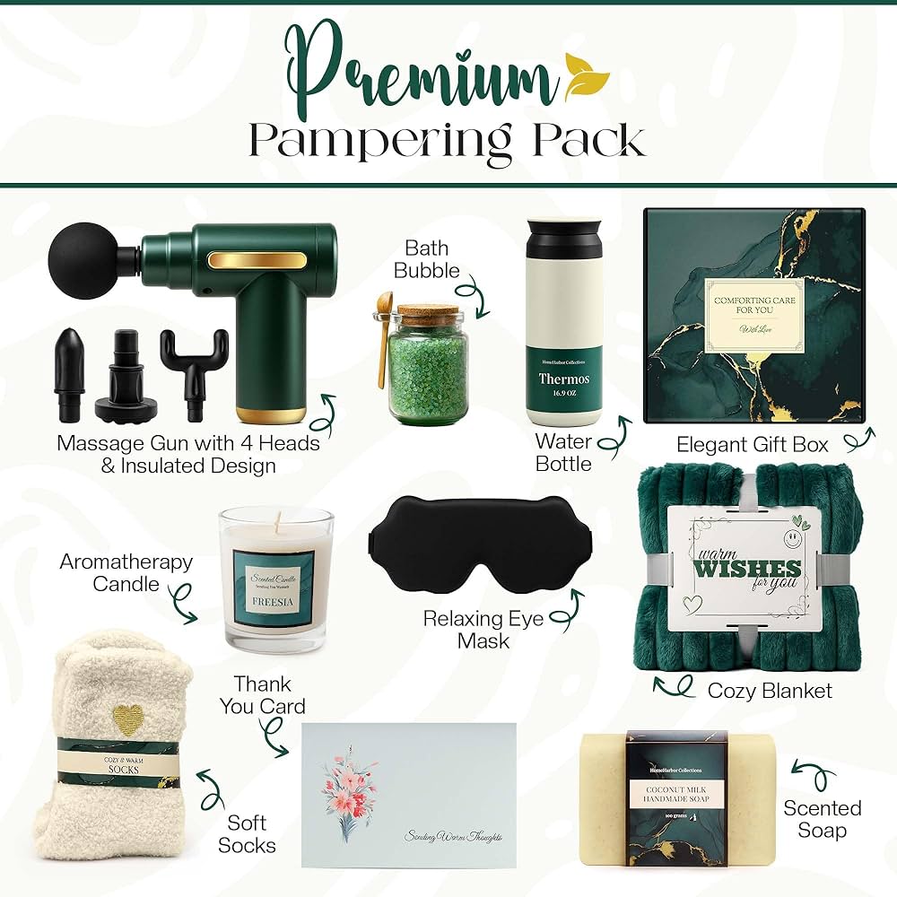 Luxury Wellness & Relaxation Gift Hamper – Premium Self-Care Spa Gift Box Unisex ,Fathers Day,Mothers day ,Birthday ,Anniversary Gift set ,Gift package