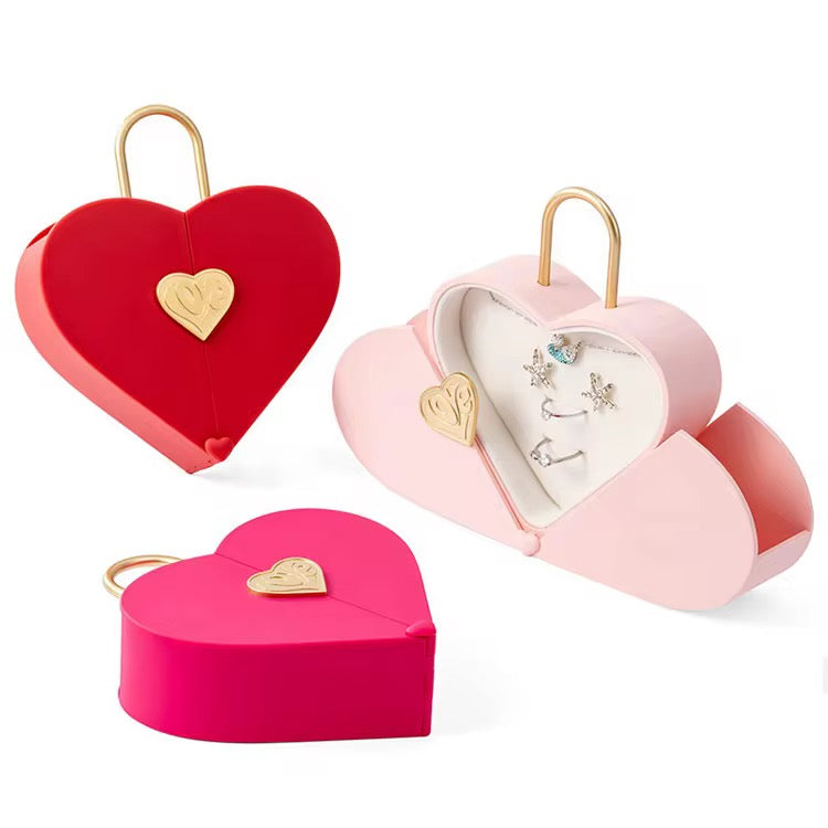 The Sweetheart Lock Jewelry Case.Gift package,Gift set ,Valentines,Birthday |Galentines