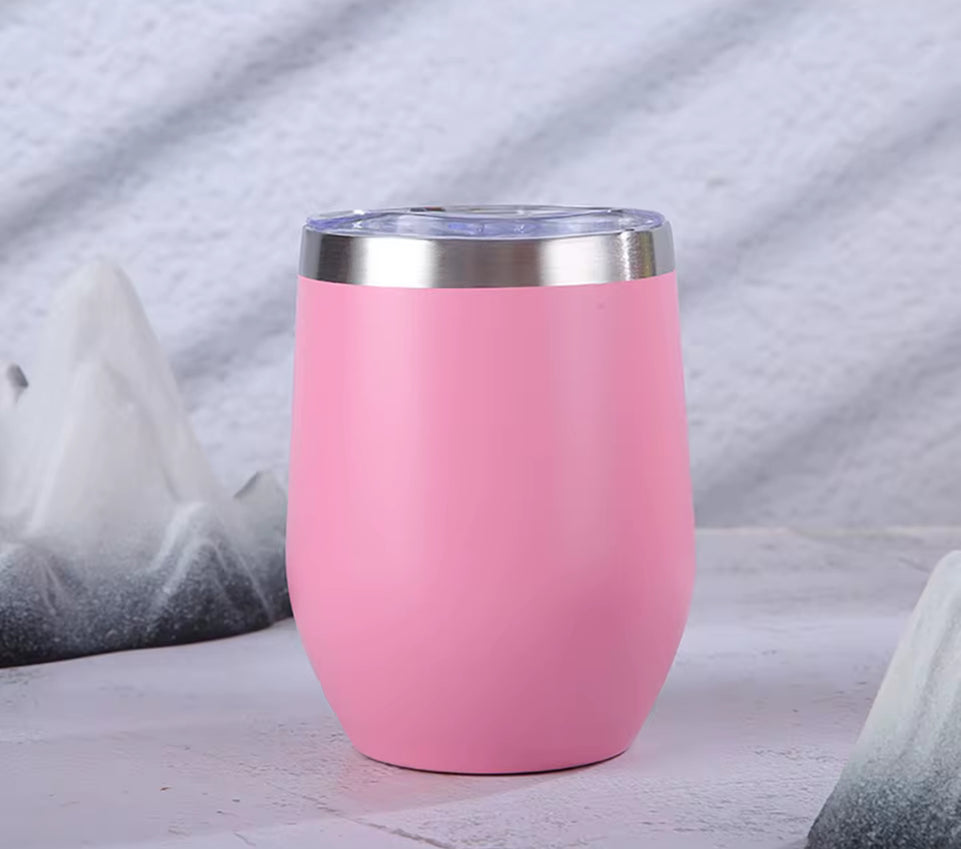 Stainless Steel Tumbler - Egg Shaped Wine Tumbler | Bend the Trend