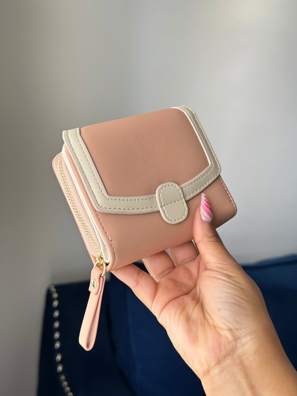 Women's Wallet - Compact Bifold Wallet with Zipper | Bend the Trend