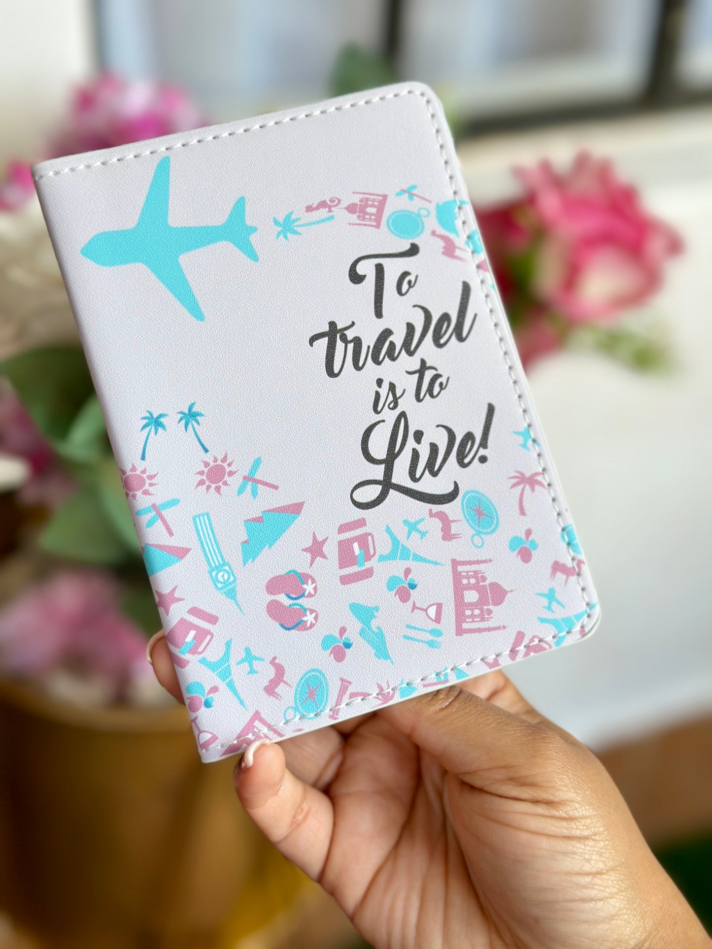 Custom Passport Holder - Personalized Leather Travel Wallet | Bend the Trend