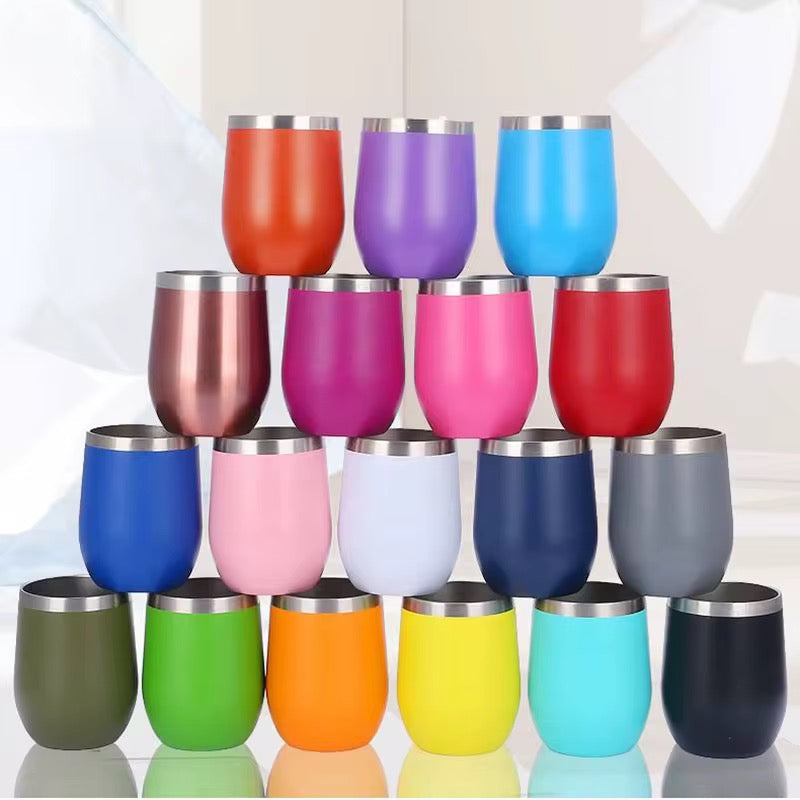 Stainless Steel Tumbler - Egg Shaped Wine Tumbler | Bend the Trend