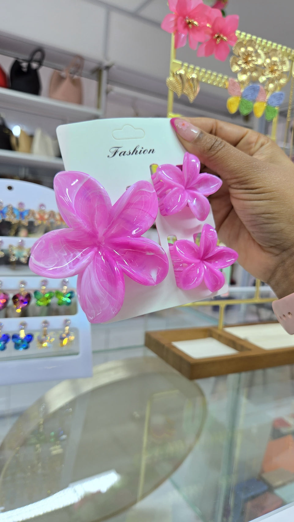 Hair Clip Set - Flower Design Hair Claw Clips | Bend the Trend Moana Hair clip