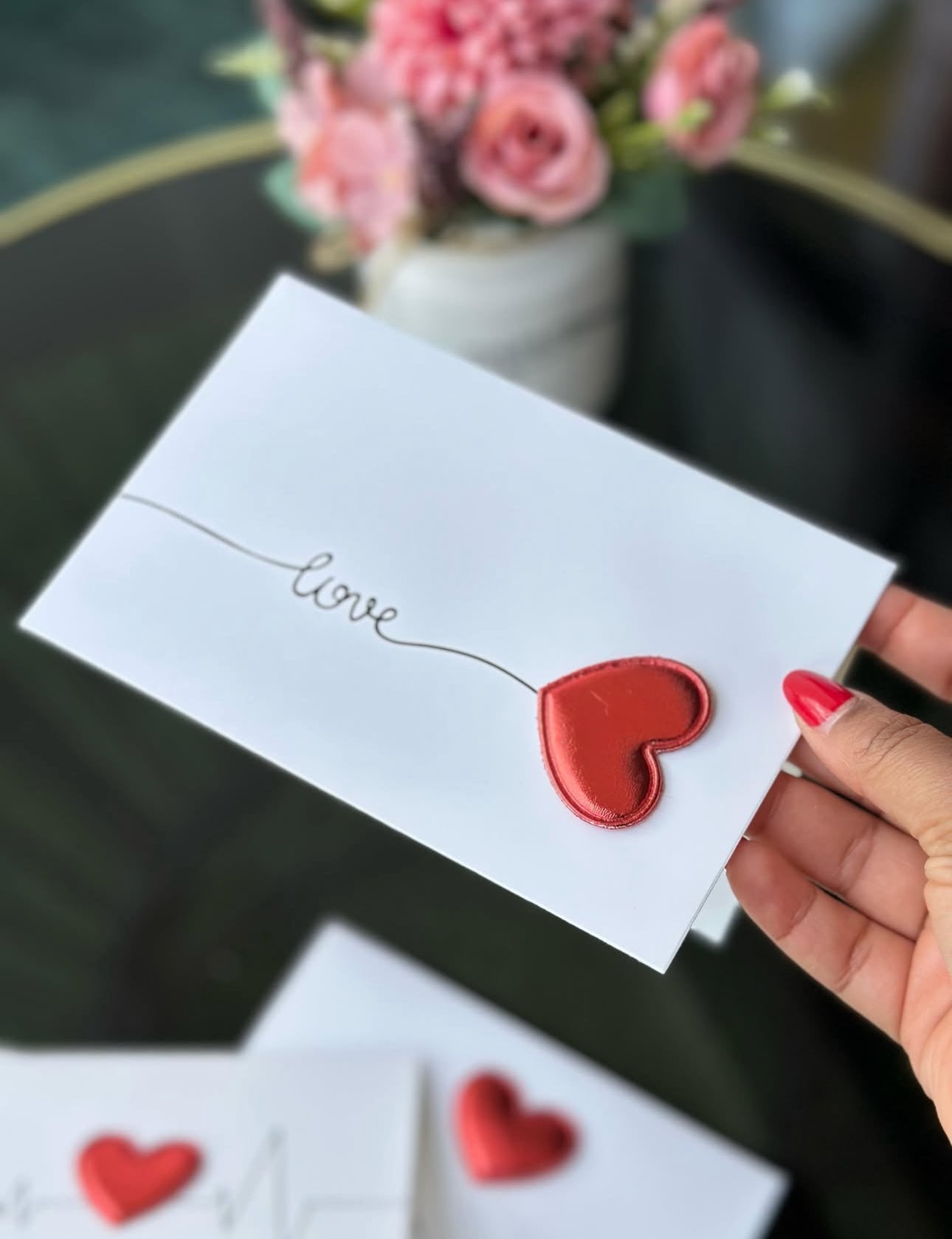 Gift card love vibe. Heartfelt Love Notes – 3D Card Collection