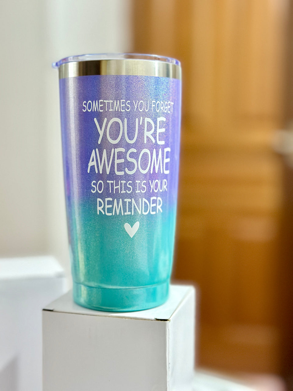 Father's Day Tumbler,Mens tumbler - Stainless Steel Tumbler| Bend the Trend Gift Package Valentines