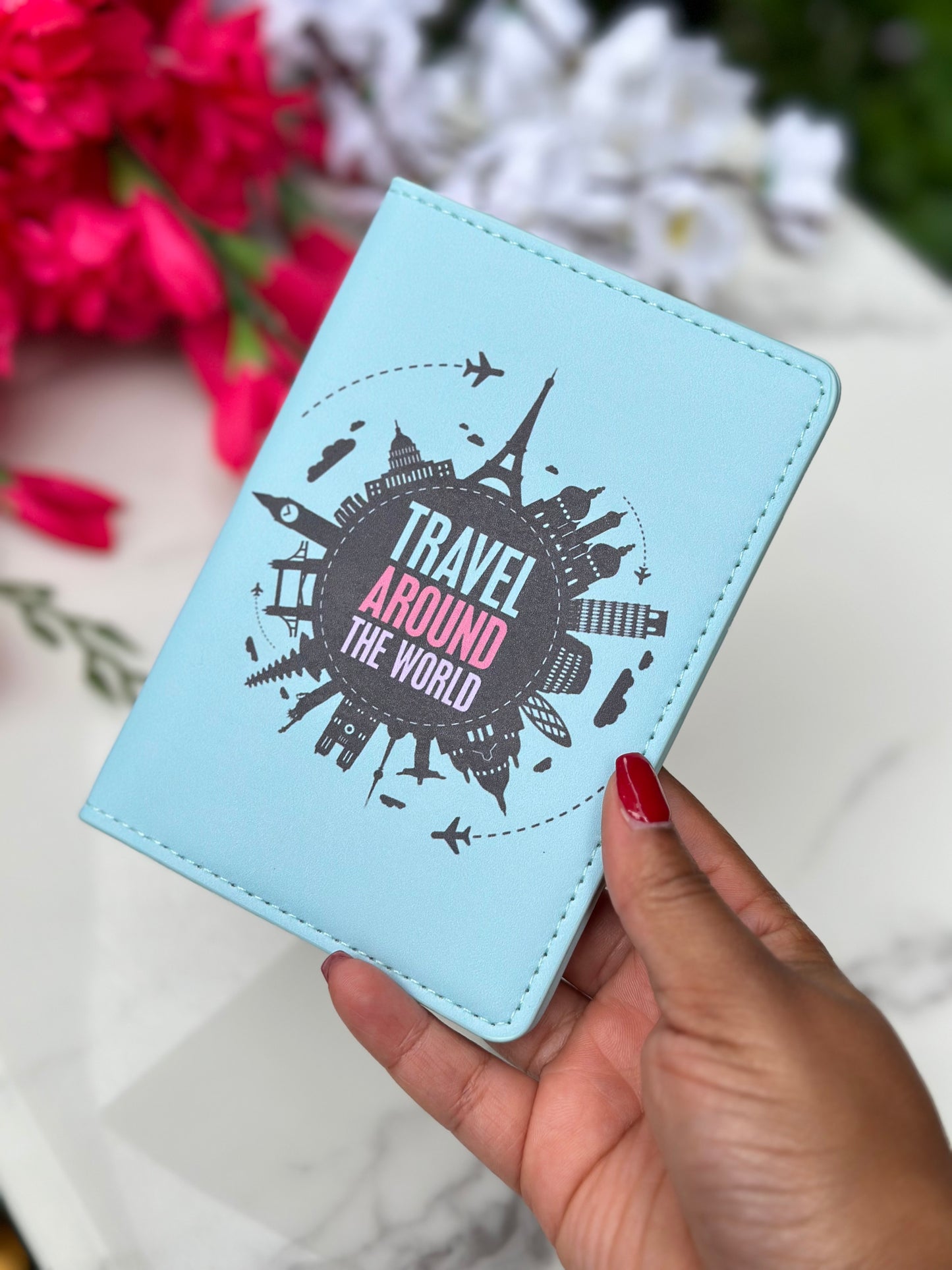 Passport Cover - Around the World Travel Document Holder | Bend the Trend