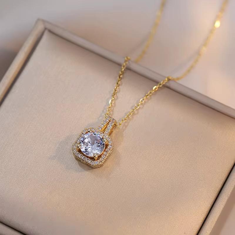 Chain,Necklace,Pendant ,Stainless Steel The Lumina Drop