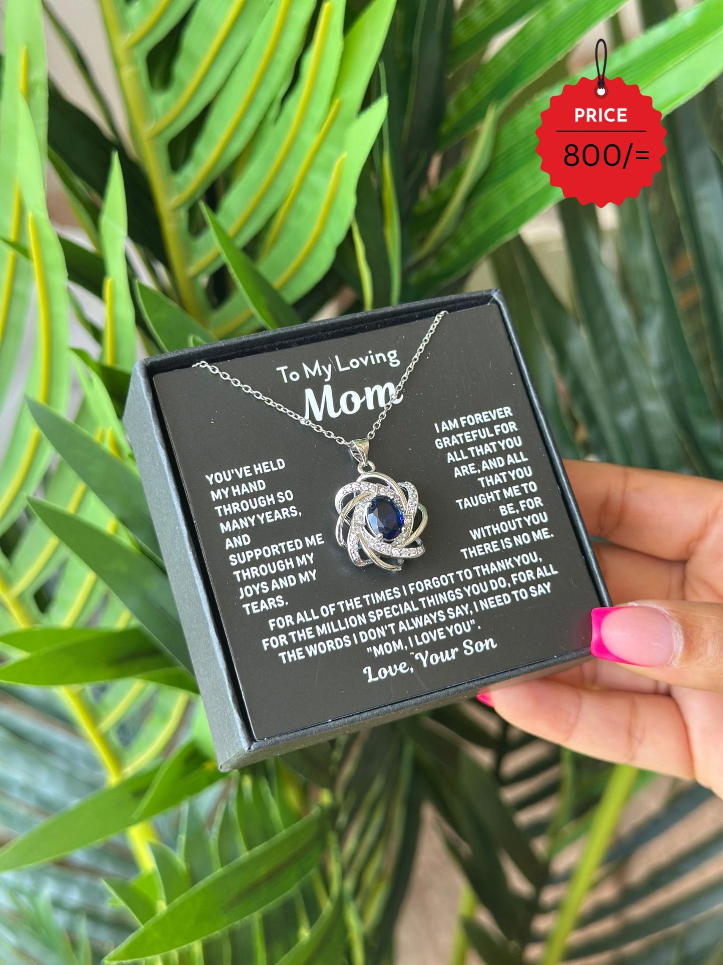 "Always Close to My Heart" Necklace Set,Gifts for mom