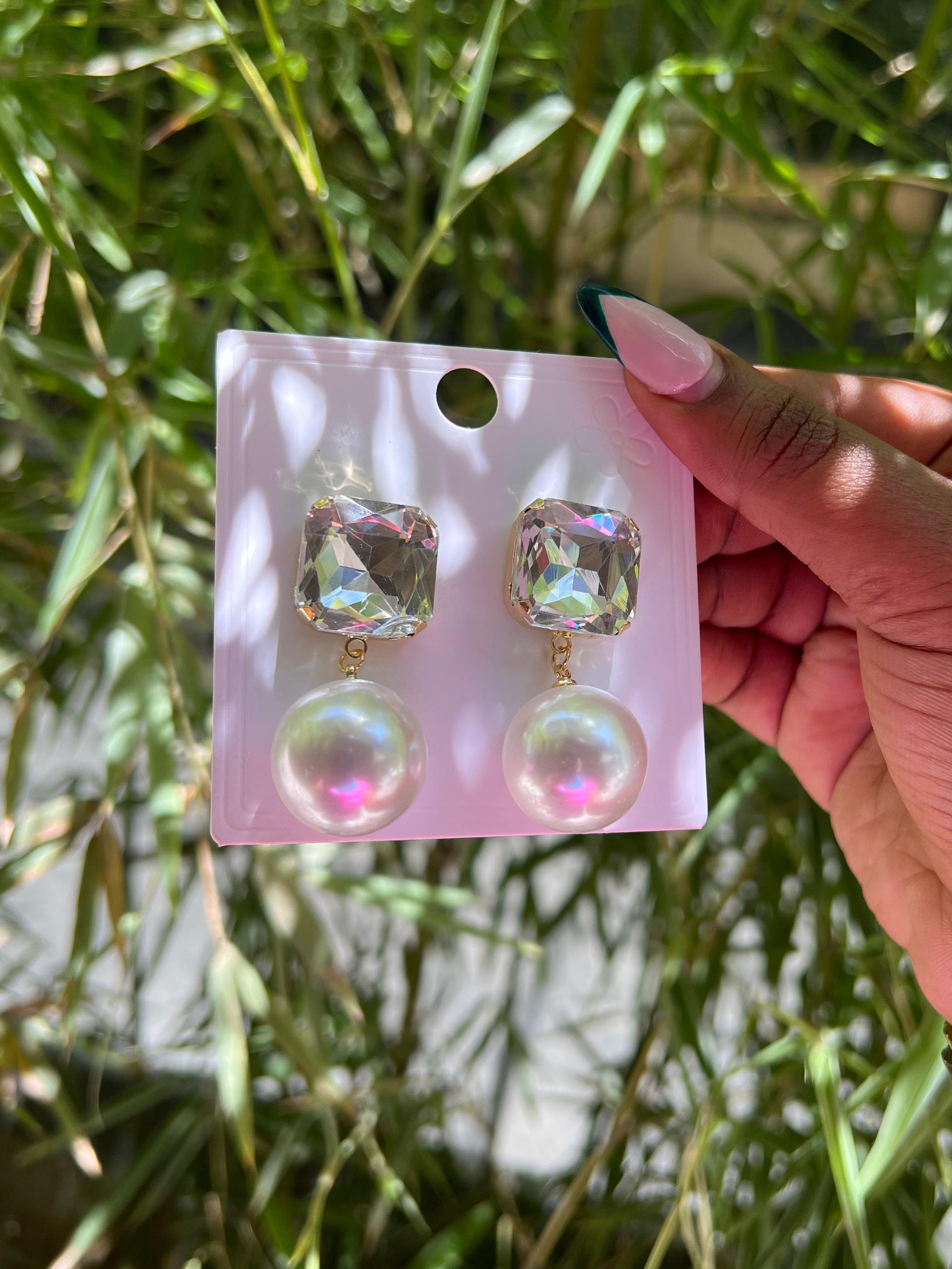 Earring Set - Faceted Crystal Teardrop Earrings | Bend the Trend