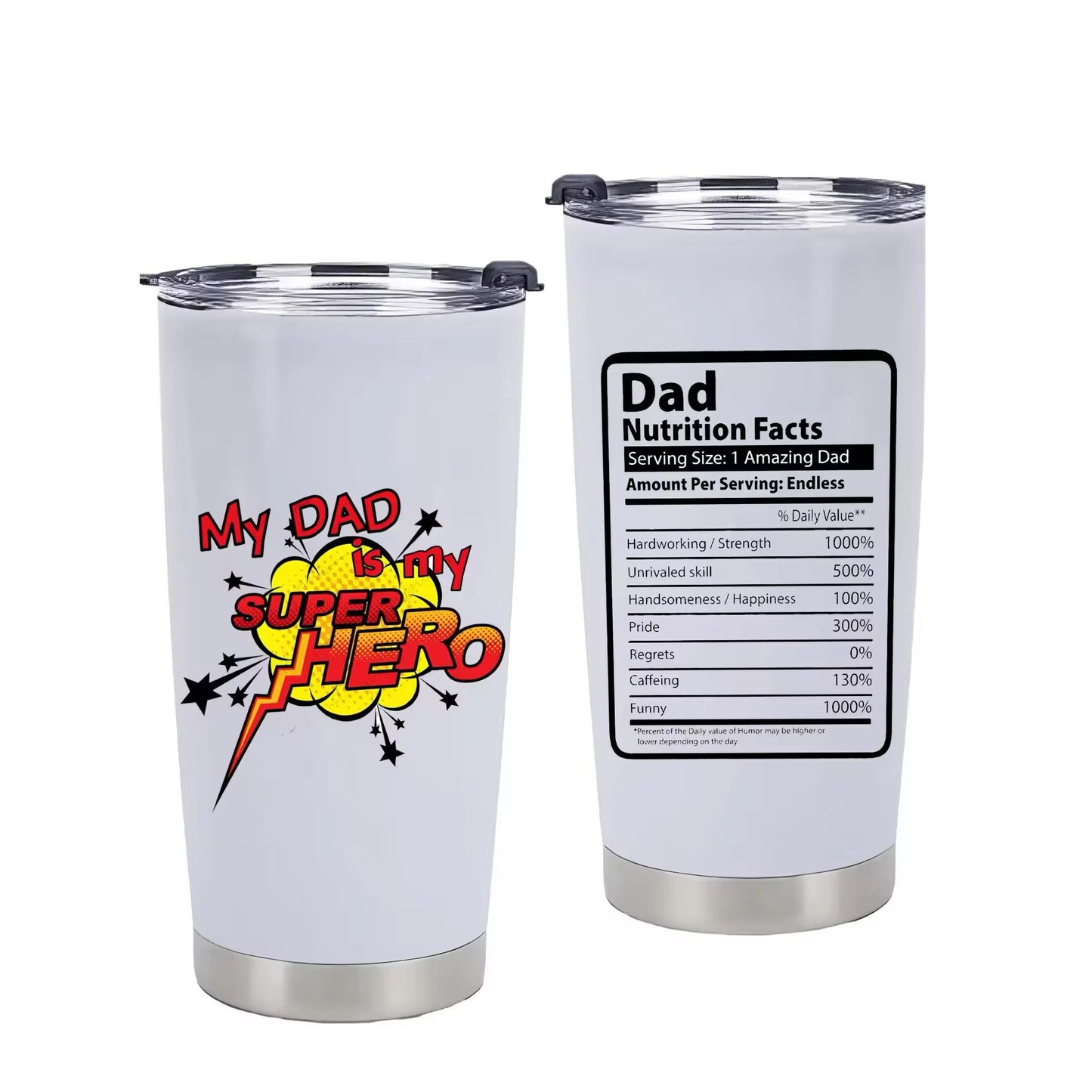 Father’s Day Tumbler – “The Hero Tumbler Fathers day