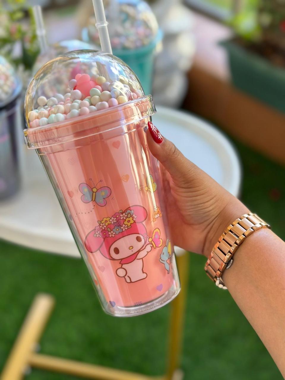 Kuromi Tumbler - Sanrio Character Water Bottle | Bend the Trend