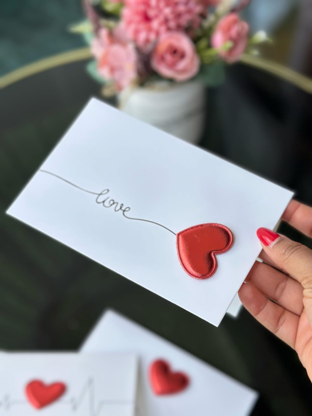 Gift card love vibe. Heartfelt Love Notes – 3D Card Collection