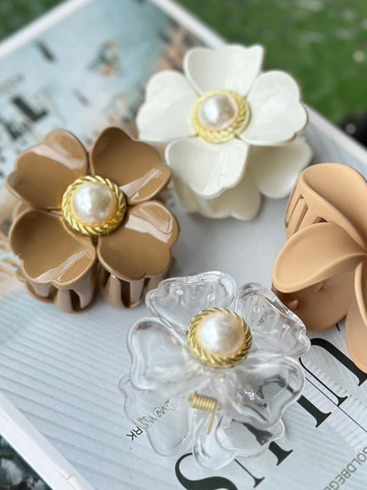 Hair clip pearl