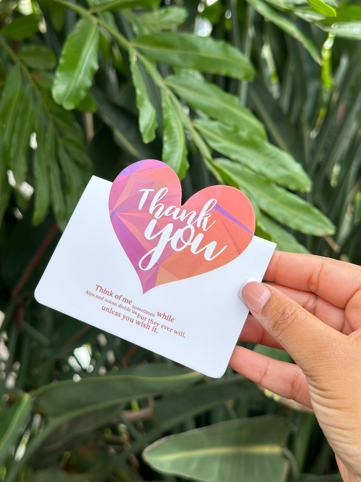 Thank You Card - Elegant Blank Interior Greeting Card | Bend the Trend