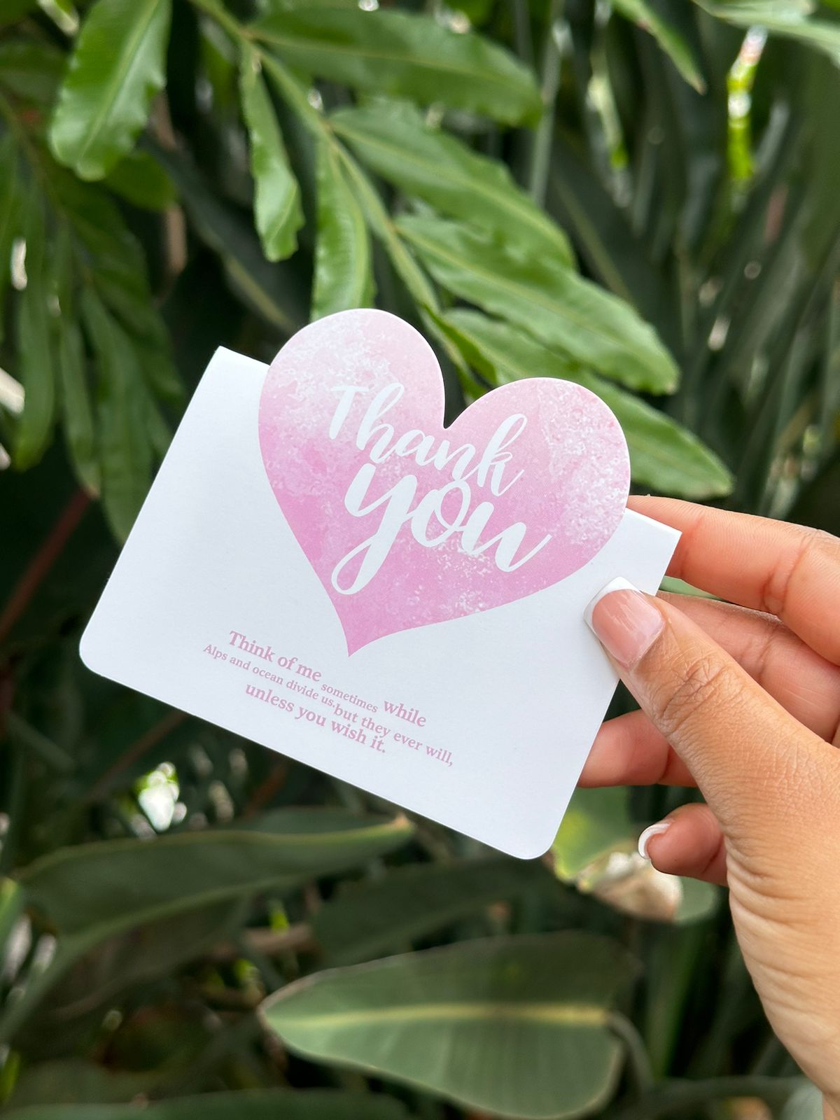 Thank You Card - Elegant Blank Interior Greeting Card | Bend the Trend