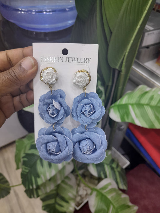Earring denim vibe