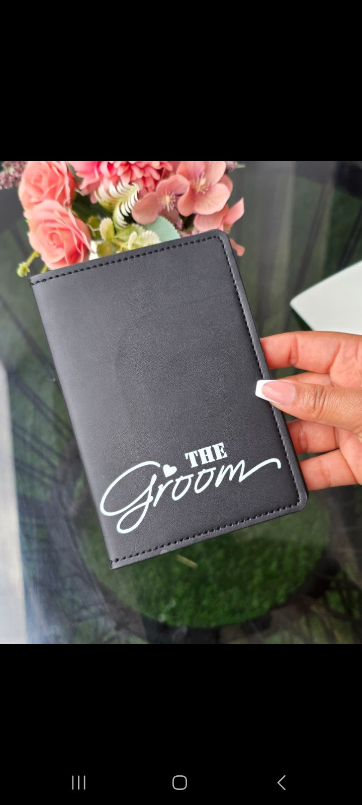 Passport Cover - Faux Leather Wedding Set | Bend the Trend