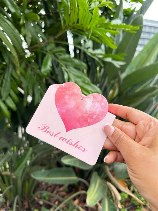 Greeting Card - Best Wishes Blank Interior Card | Bend the Trend