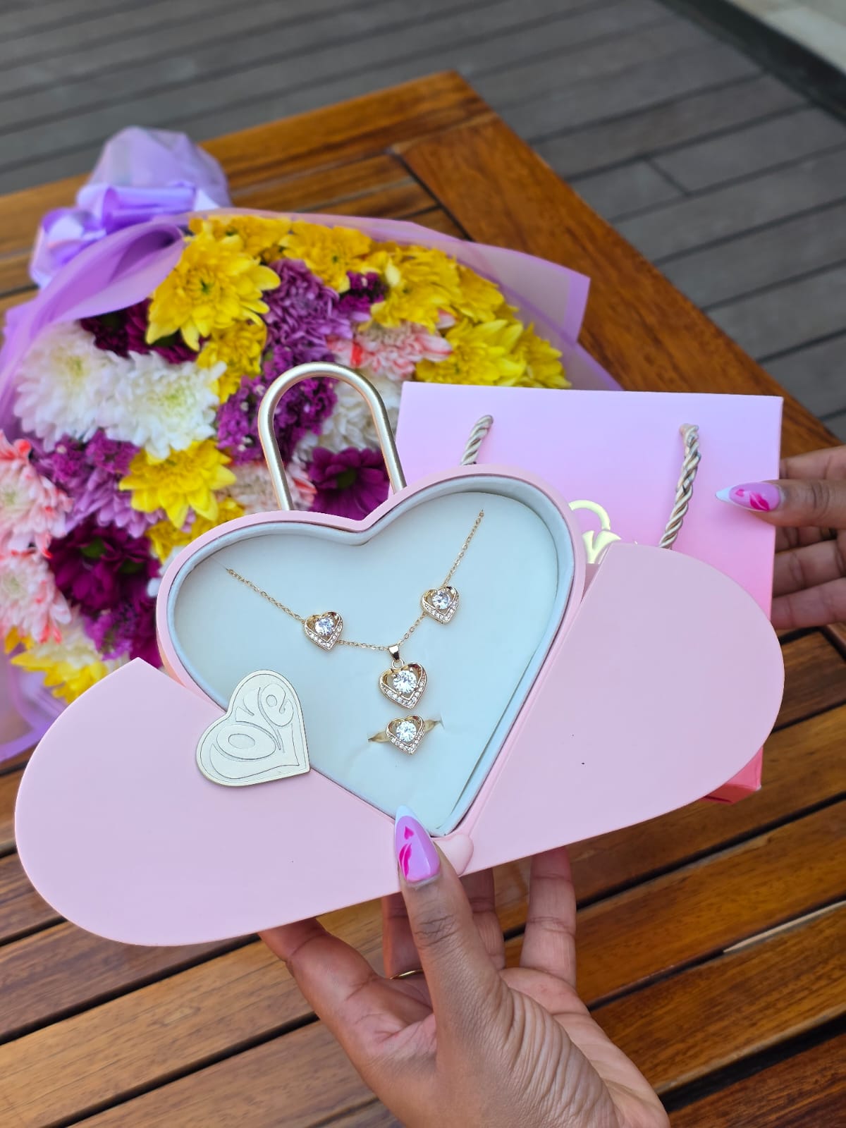 The Sweetheart Lock Jewelry Case.Gift package,Gift set ,Valentines,Birthday |Galentines
