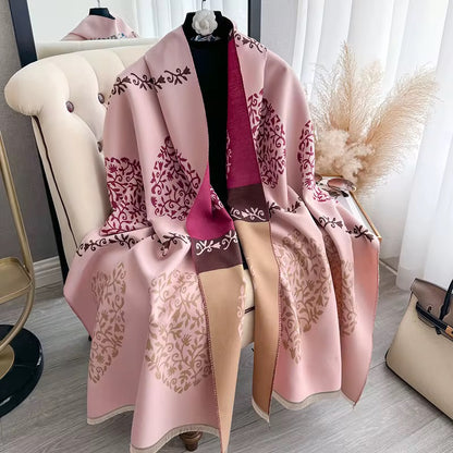 Cashmere Scarf - Luxury Soft Wool - Bend the Trend Poncho,Scarves