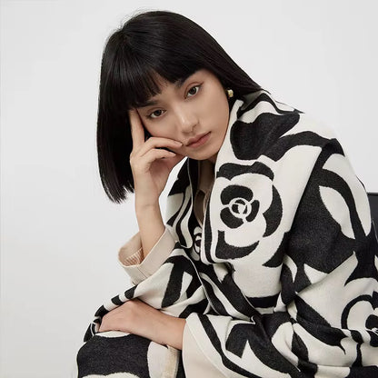 Cashmere Scarf - Luxury Soft Wool - Bend the Trend Poncho,Scarves