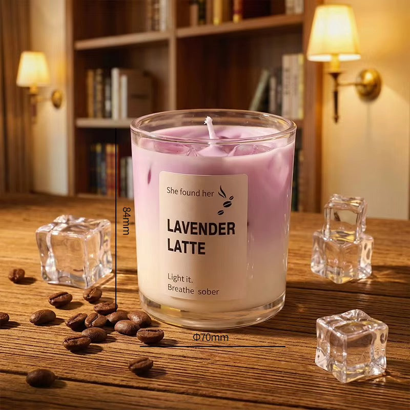 Candles ,Latte-Inspired Scented Candles