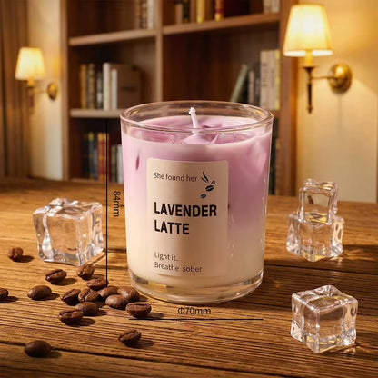 Candles ,Latte-Inspired Scented Candles