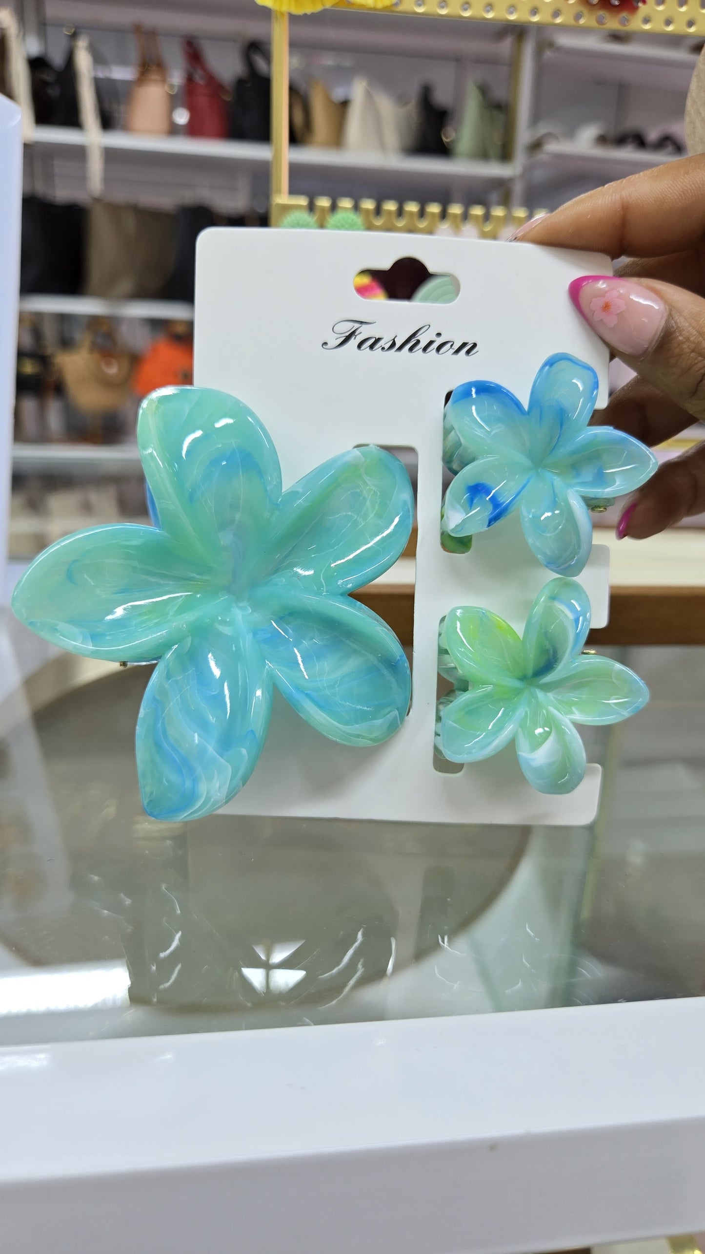 Hair Clip Set - Flower Design Hair Claw Clips | Bend the Trend