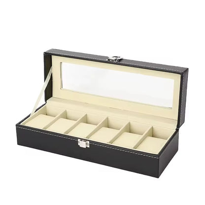 Watch Organizer 6 Slot , The Executive Time Vault,Small Medium
