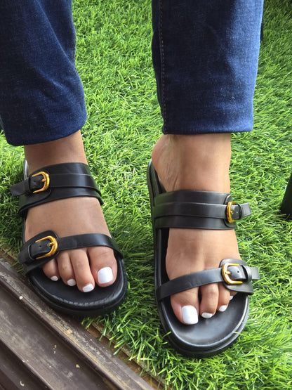 Strappy Sandals - Leather Zara Nouveau Women's Sandals | Bend the Trend