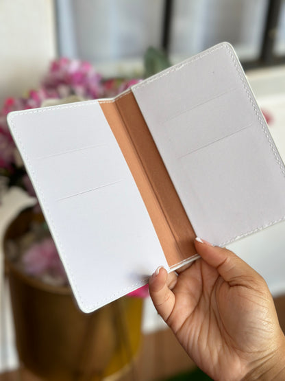 Custom Passport Holder - Personalized Leather Travel Wallet | Bend the Trend