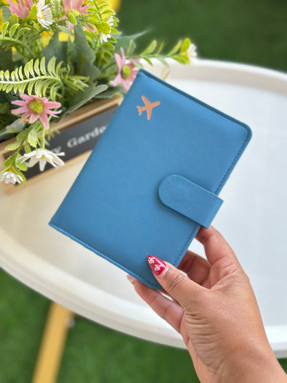 Passport Holder - PU Leather Travel Wallet with Clip | Bend the Trend