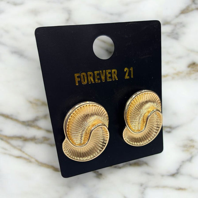 Gold Hoop Earrings - Knotted Detail Hoops for Women | Bend the Trend