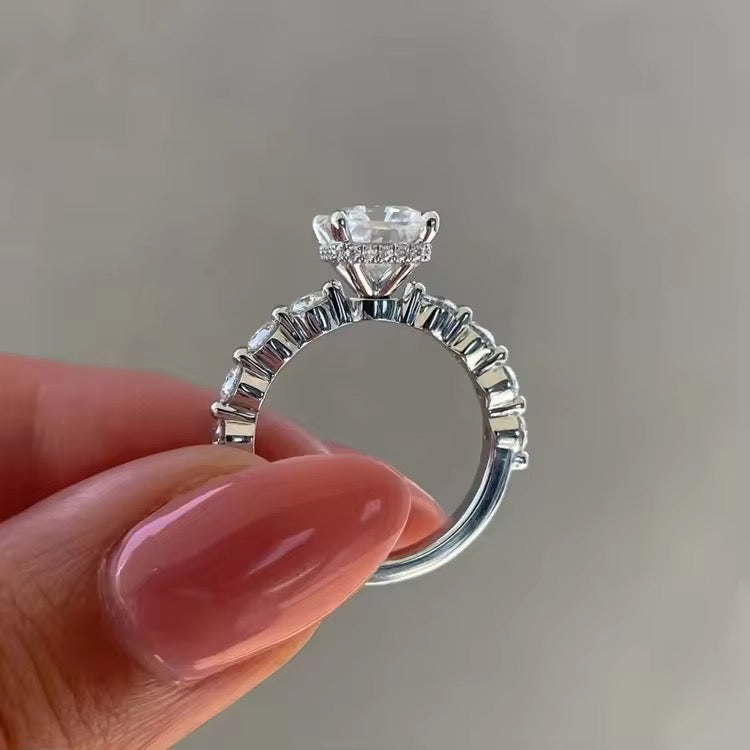 Rings stainless Steel diamond Proposal rings Assorted