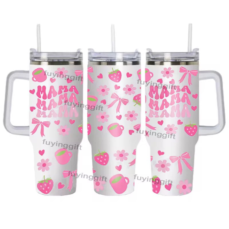 Gift ,Tumbler Mama mothers Day Gift stanley 40 oz |Birthday |Anniversary Party |