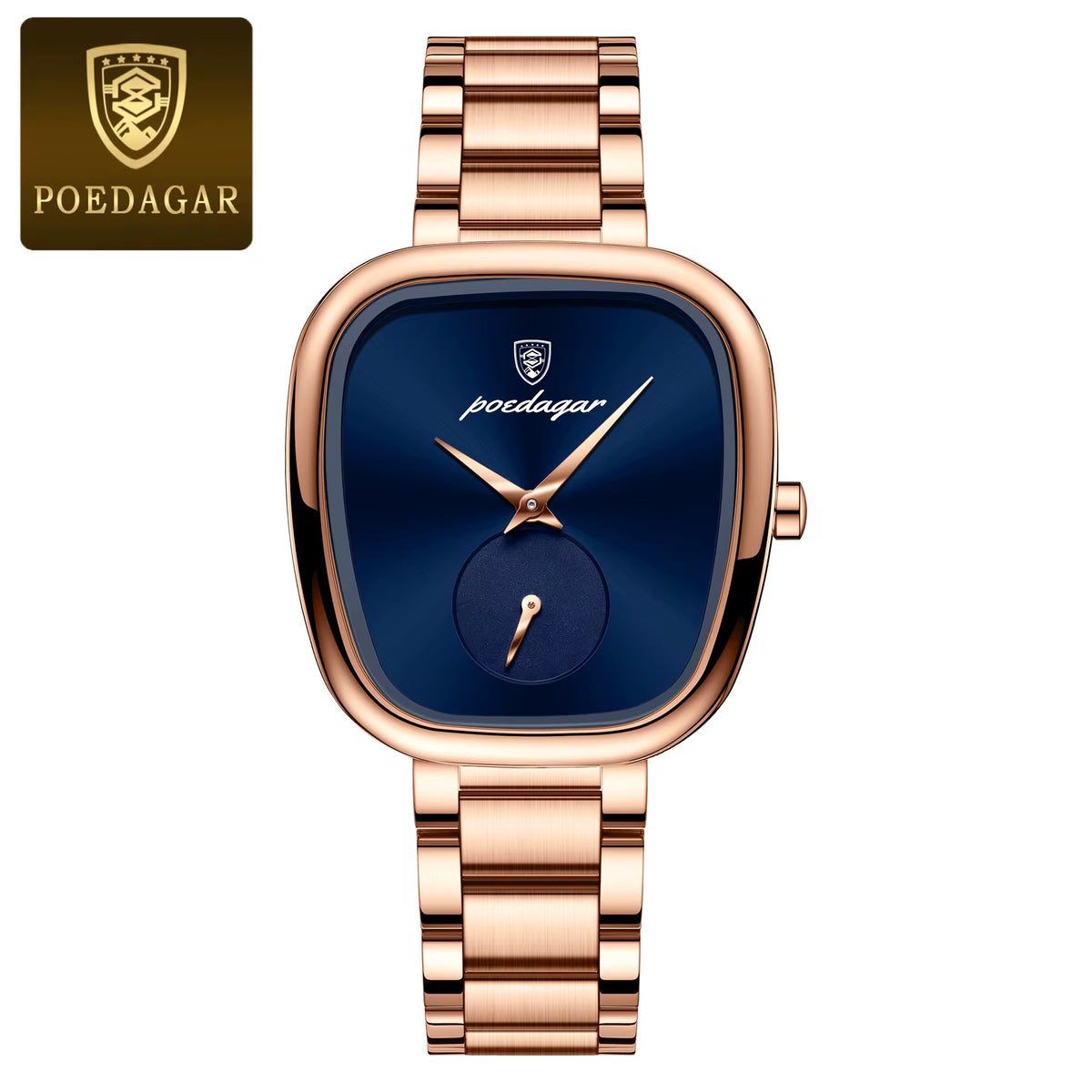 Poedgar  watch, Poedagar Elegant Ladies Watch – Rose Gold, Maroon, Green & Blue | Gift for Her