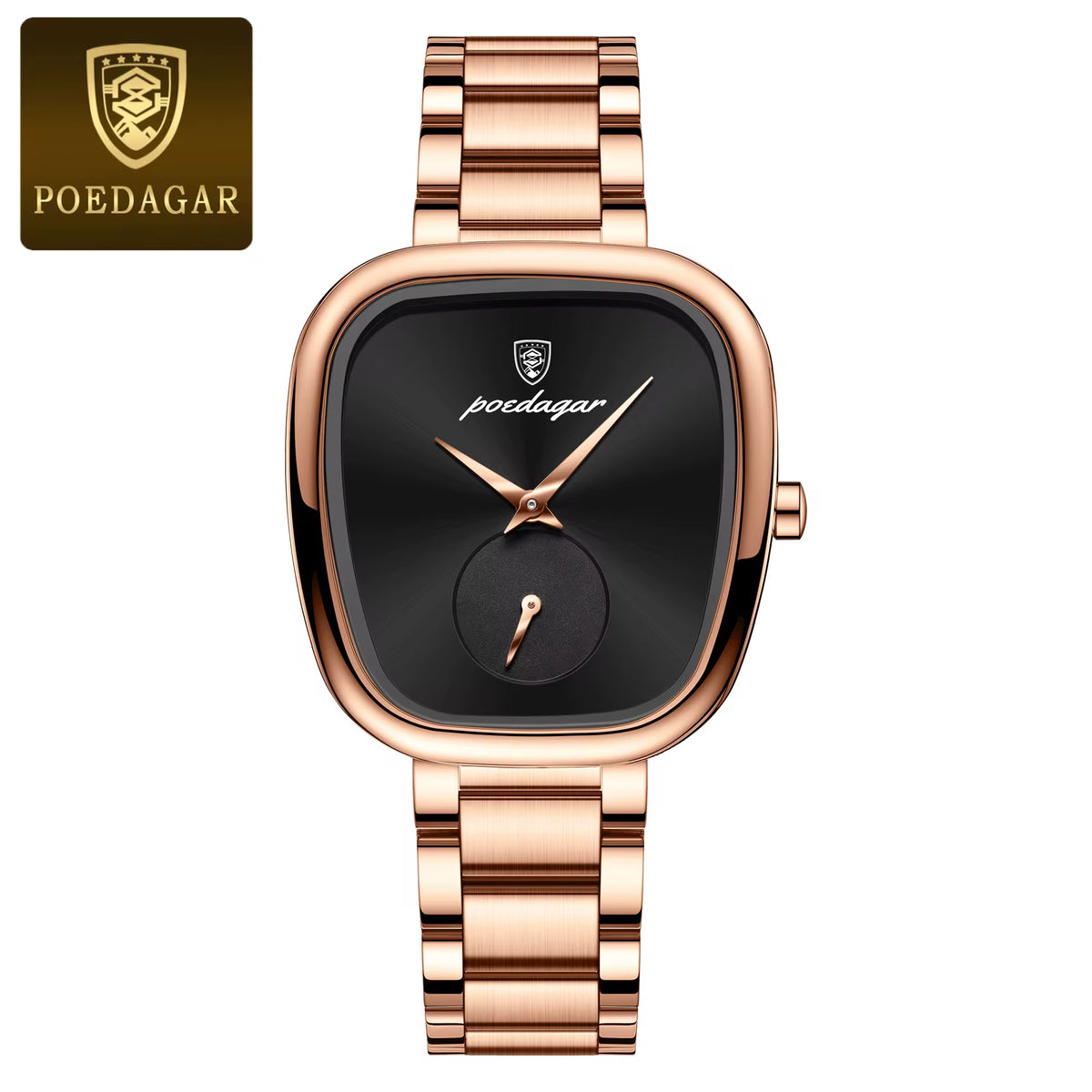 Poedgar  watch, Poedagar Elegant Ladies Watch – Rose Gold, Maroon, Green & Blue | Gift for Her