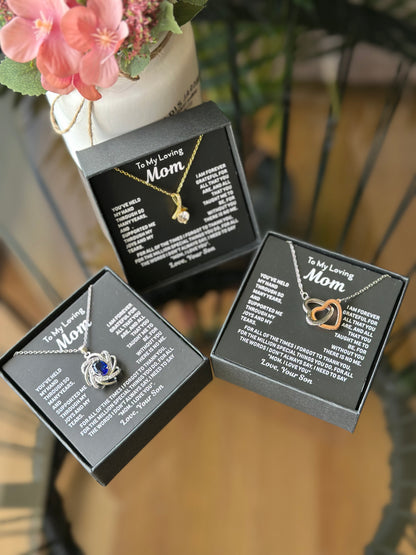 "Always Close to My Heart" Necklace Set,Gifts for mom mothers day Chain