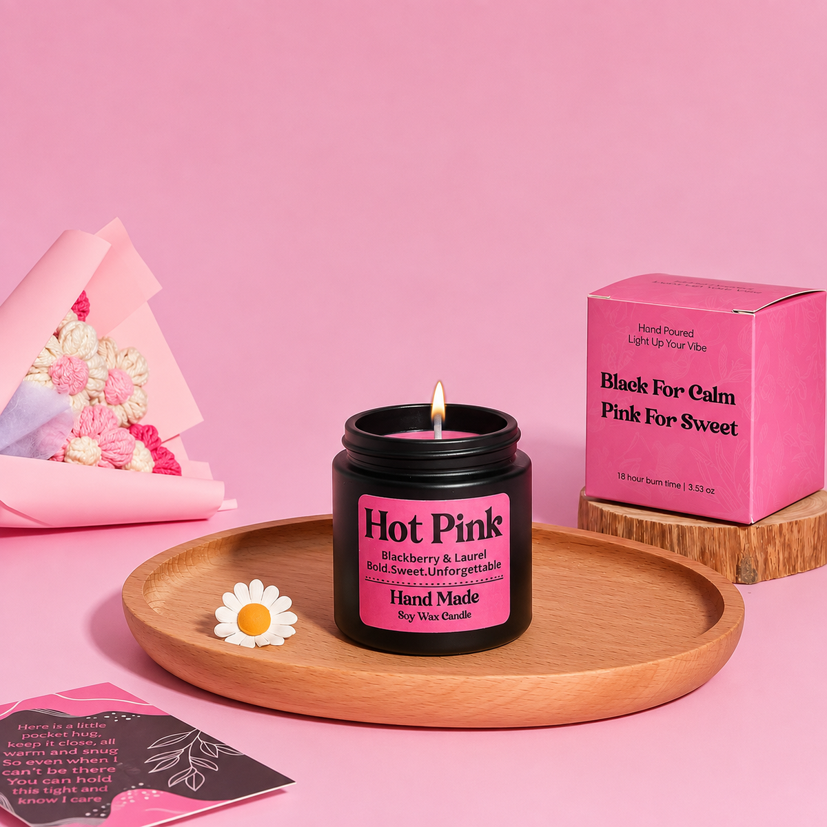 Pink Princess ,Luxury Self-Care Gift Box for Women – Pink Gift Hamper with 40oz Tumbler, Scented Candle, Notebook, Sleep Mask & Spa Accessories,Gift set ,Gift Package,Birthday Anniversary,Graduation gift