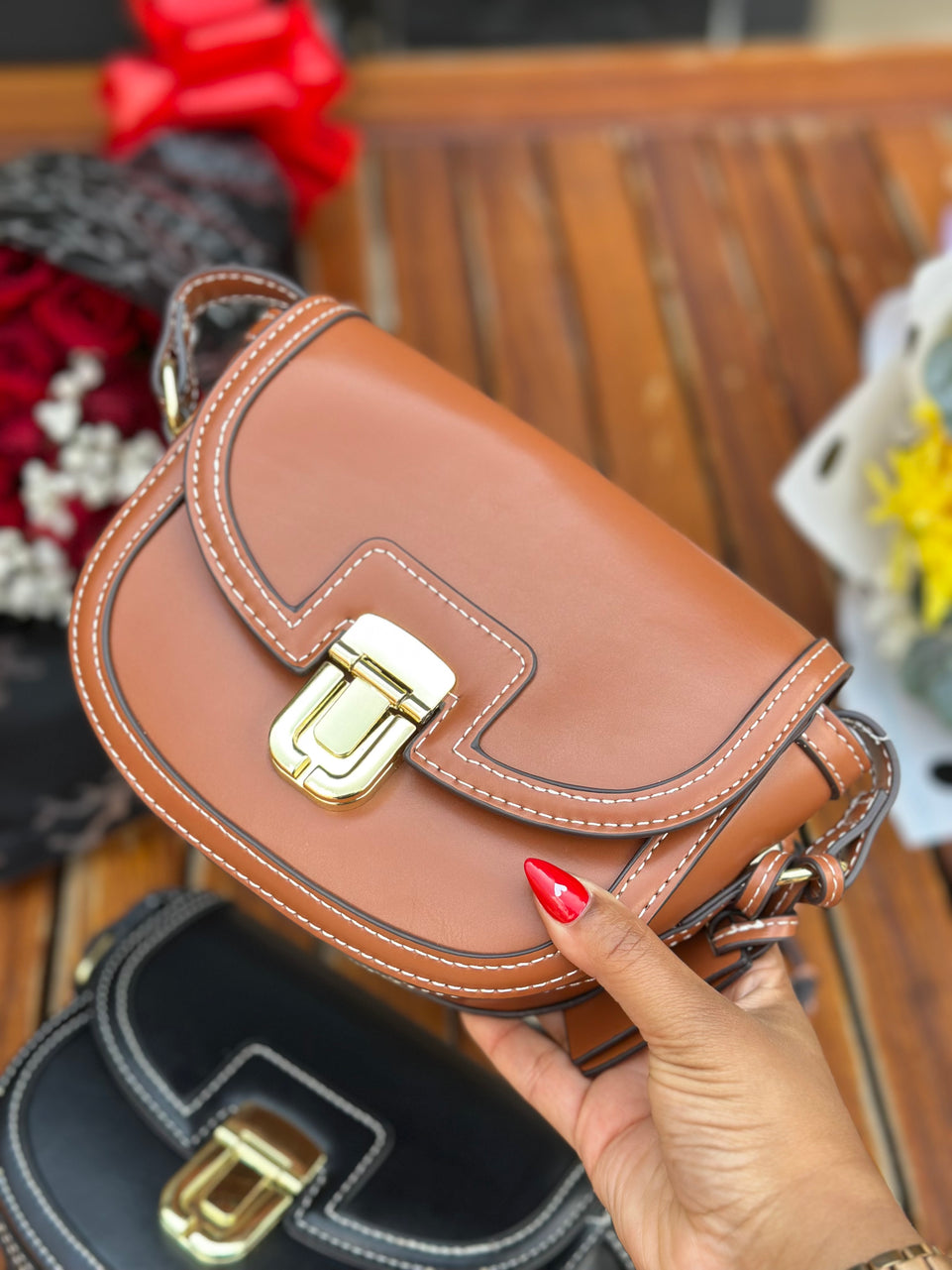 Sling Bag - Vintage Buckle Closure Crossbody Bag | Bend the Trend