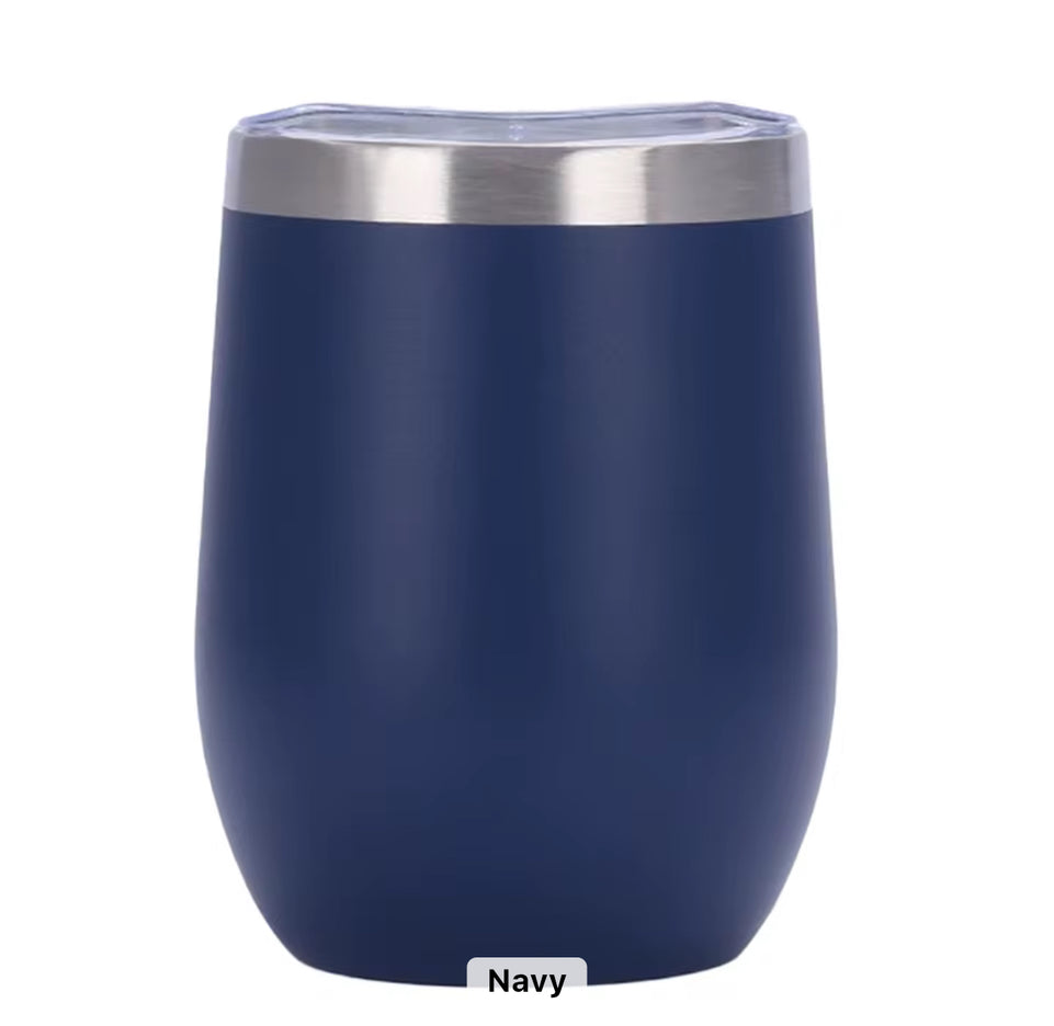 Stainless Steel Tumbler - Egg Shaped Wine Tumbler | Bend the Trend