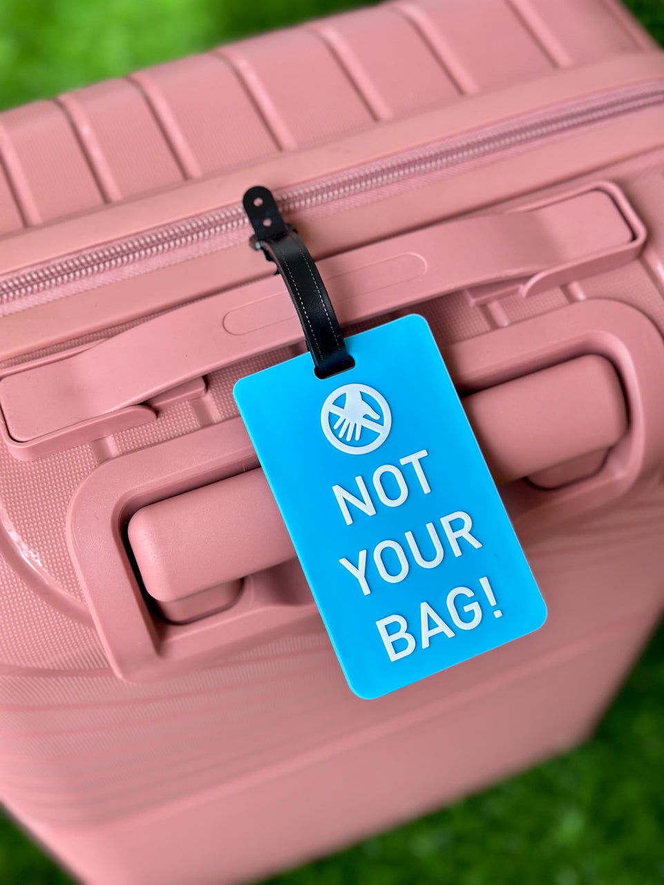 Luggage Tag - Funny "Not Your Bag" Customizable Tag | Bend the Trend
