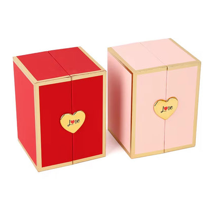 Signature Floral Keepsake Box, Bloom & Treasure Gift Box, Luxury Flower Gift Box with Hidden Drawer Galantines | Valentines | Gift set