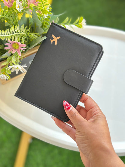 Passport Holder - PU Leather Travel Wallet with Clip | Bend the Trend